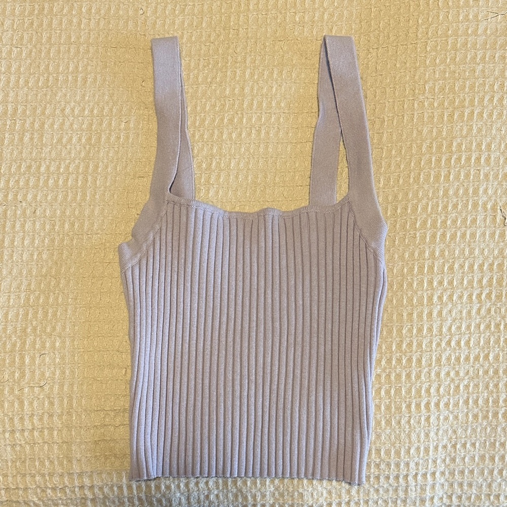 Good American Ribbed Tank Top